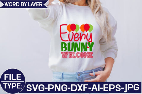 Every Bunny Welcome SVG Cut File SVG Studio Innate 