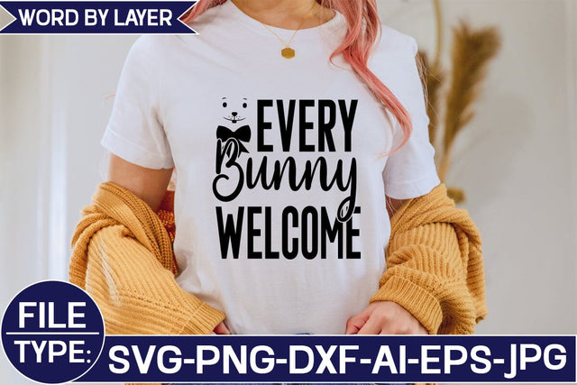 Every Bunny Welcome SVG Cut File SVG Studio Innate 