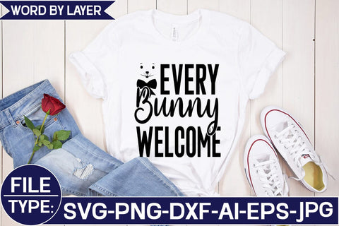 Every Bunny Welcome SVG Cut File SVG Studio Innate 