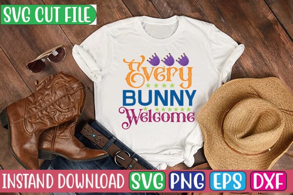 Every Bunny Welcome SVG Cut File SVG Studio Innate 