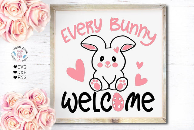 Every Bunny Welcome SVG Graphic House Design 