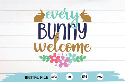 every bunny welcome SVG md faruk hossain 