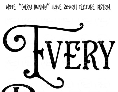 Every Bunny Welcome - SVG, PNG, DXF, EPS SVG Elsie Loves Design 