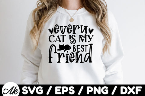 Every cat is my best friend svg SVG akazaddesign 