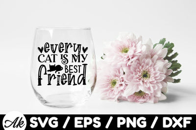 Every cat is my best friend svg SVG akazaddesign 