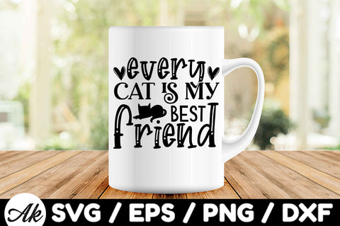 Every cat is my best friend svg SVG akazaddesign 