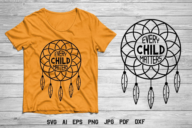 Every Child Matters SVG, Dream catcher SVG, Child SVG. SVG Elinorka 