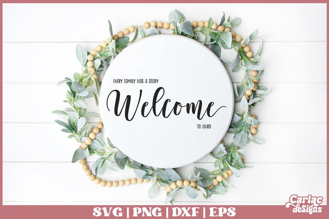 Every Family has a Story SVG | Home SVG SVG Carla C Designs 
