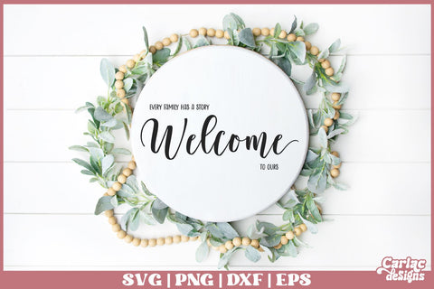 Every Family has a Story SVG | Home SVG SVG Carla C Designs 