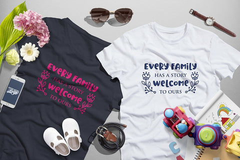 Every family has a story Welcome to ours Family SVG Quote cut file SVG Zoya Miller 