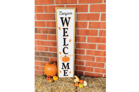 Everyone Welcome SVG, Fall Porch Sign SVG SVG CraftLabSVG 