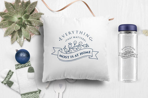 Everything that matters most is at home Family SVG Quote cut file SVG Zoya Miller 