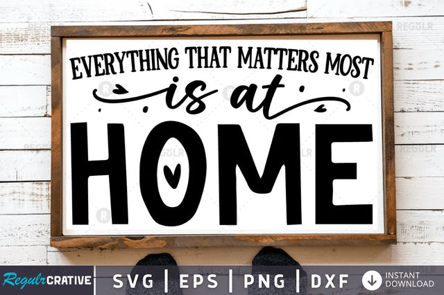 Everything that matters SVG SVG Regulrcrative 