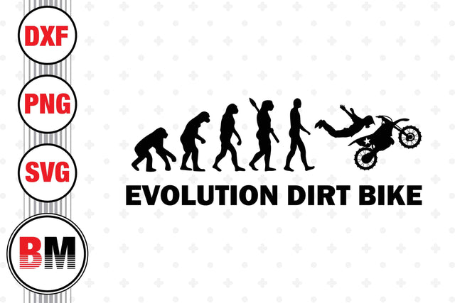 Evolution Dirt Bike SVG, PNG, DXF Files SVG BMDesign 