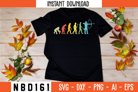 EVOLUTION WITH ARCHERY Svg Design SVG Nbd161 