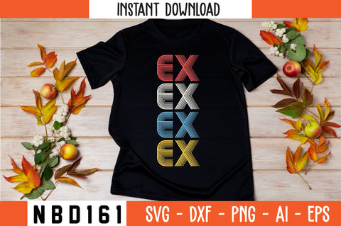 EX Retro Design SVG Nbd161 