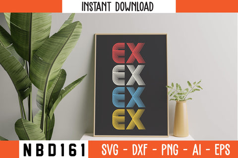 EX Retro Design SVG Nbd161 