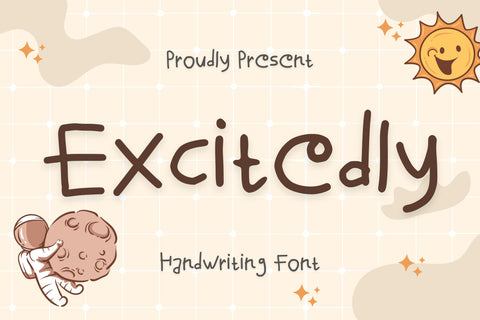 Excitedly Font Font Aisyah 