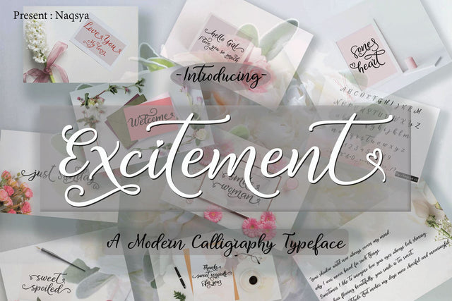 Excitement Font Naqsya.Co 