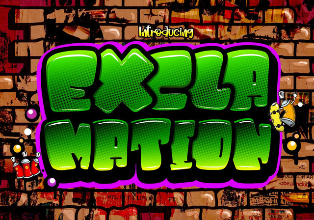 Exclamation Font BB Digital Arts 