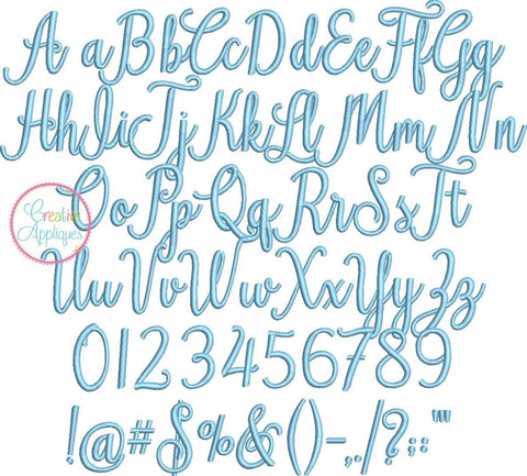 EXCLUSIVE So Fontsy Embroidery Font Font Creative Appliques 