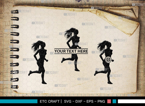 Exercise Run Monogram, Exercise Run Silhouette, Exercise Run SVG, Exercise Svg, Runner Svg, Sport Svg, SB00354 SVG ETC Craft 