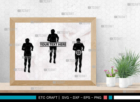 Exercise Run Monogram, Exercise Run Silhouette, Exercise Run SVG, Exercise Svg, Runner Svg, Sport Svg, SB00354 SVG ETC Craft 