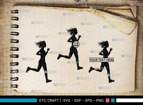 Exercise Run Monogram, Exercise Run Silhouette, Exercise Run SVG, Exercise Svg, Runner Svg, Sport Svg, SB00354 SVG ETC Craft 
