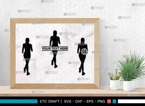 Exercise Run Monogram, Exercise Run Silhouette, Exercise Run SVG, Exercise Svg, Runner Svg, Sport Svg, SB00354 SVG ETC Craft 