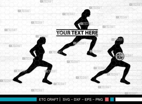 Exercise Run Monogram, Exercise Run Silhouette, Exercise Run SVG, Exercise Svg, Runner Svg, Sport Svg, SB00354 SVG ETC Craft 