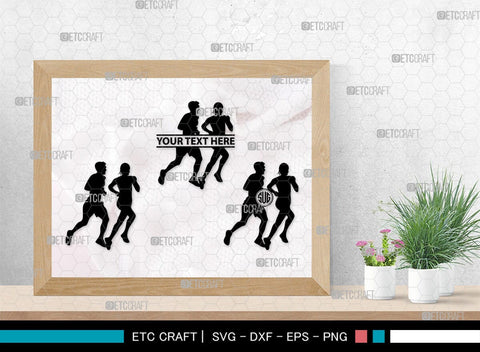 Exercise Run Monogram, Exercise Run Silhouette, Exercise Run SVG, Exercise Svg, Runner Svg, Sport Svg, SB00354 SVG ETC Craft 