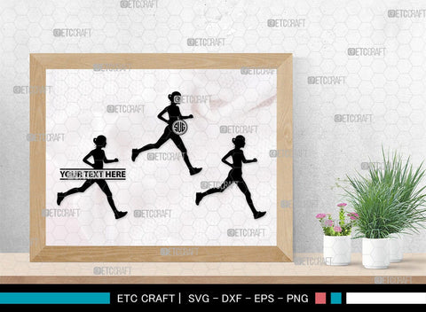 Exercise Run Monogram, Exercise Run Silhouette, Exercise Run SVG, Exercise Svg, Runner Svg, Sport Svg, SB00354 SVG ETC Craft 