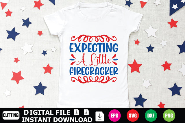 Expecting a Little Firecracker SVG Shahin alam 