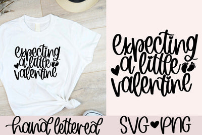 Expecting a little valentine svg SVG AnitaAlyiaLettering 