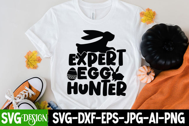 Expert Egg Hunter SVG Cut File, Expert Egg Hunter PNG SVG BlackCatsMedia 