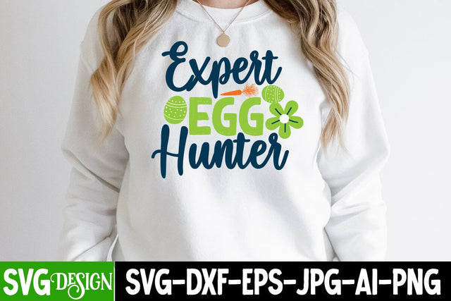 Expert Egg Hunter SVG Cut File , Happy easter Day SVG Cut File, Happy Easter SVG Cut File, Happy Easter SVG Quotes, Easter Egg Farmfresh SVG cut File SVG BlackCatsMedia 