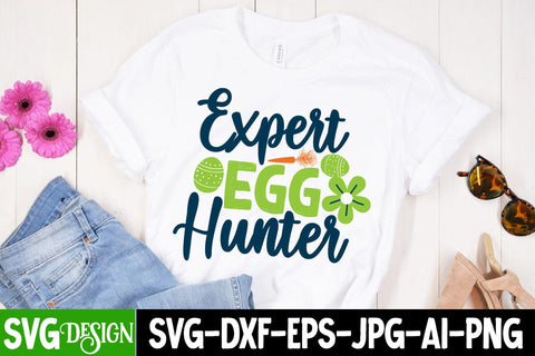 Expert Egg Hunter SVG Cut File , Happy easter Day SVG Cut File, Happy Easter SVG Cut File, Happy Easter SVG Quotes, Easter Egg Farmfresh SVG cut File SVG BlackCatsMedia 