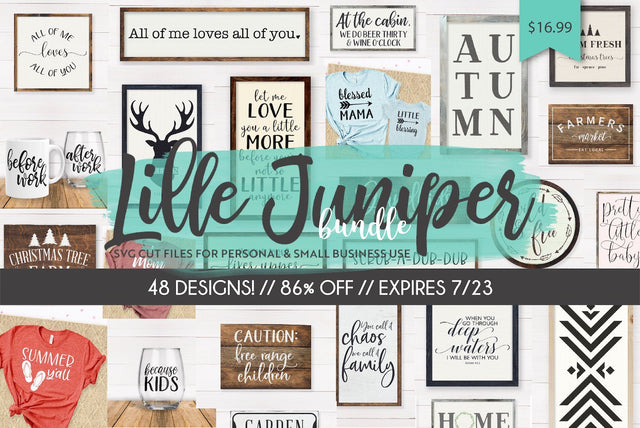 Expired: Lille Juniper Bundle Bundle So Fontsy Design Shop 