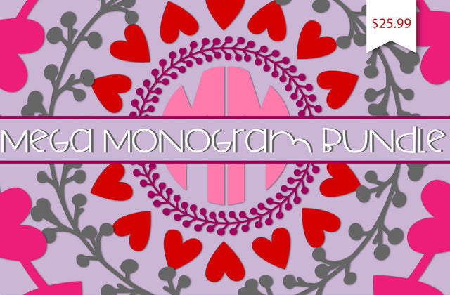 EXPIRED: Mega Monogram Bundle Bundle So Fontsy Design Shop 
