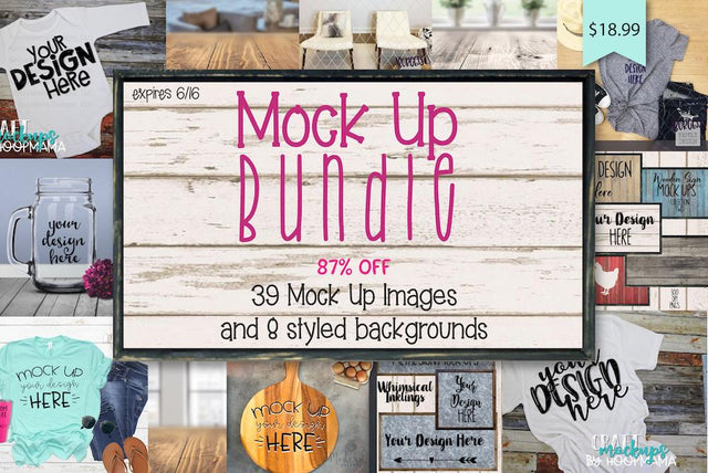 Expired: Mock Up Bundle Bundle So Fontsy Design Shop 