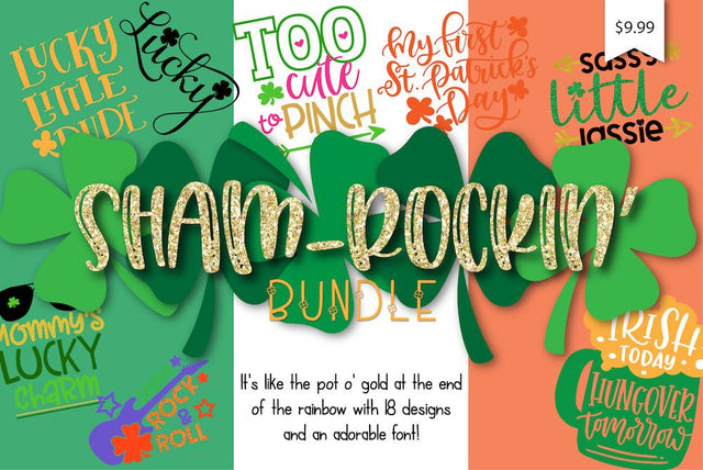 EXPIRED: Sham-ROCKIN' Bundle Bundle So Fontsy Design Shop 
