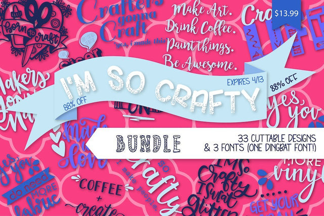 EXPIRED: So Crafty Bundle Bundle So Fontsy Design Shop 