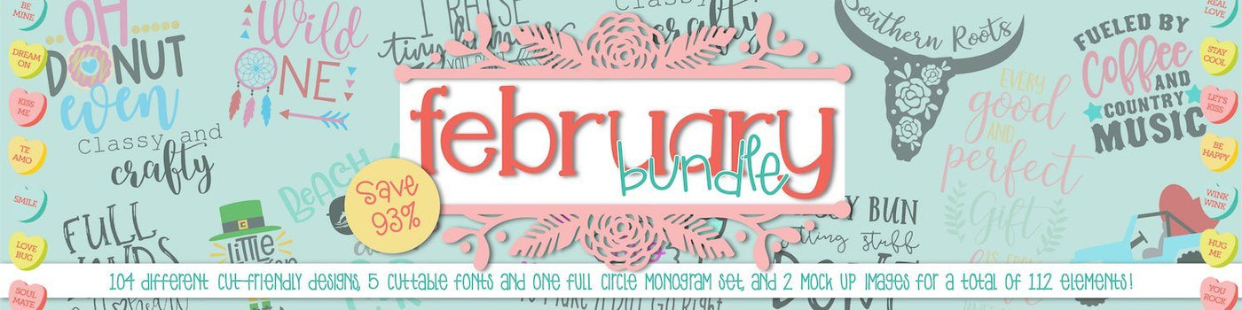 EXPIRED: So Fontsy February 2018 Bundle