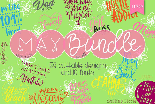 Expired: So Fontsy May 2018 Bundle Bundle So Fontsy Design Shop 
