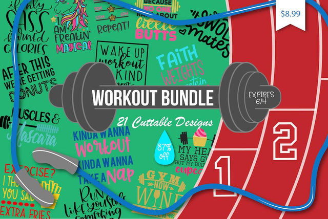 Expired: Workout Bundle Bundle So Fontsy Design Shop 