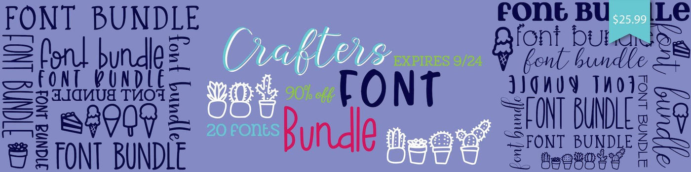 Expiring Next: Crafters Fonts Bundle