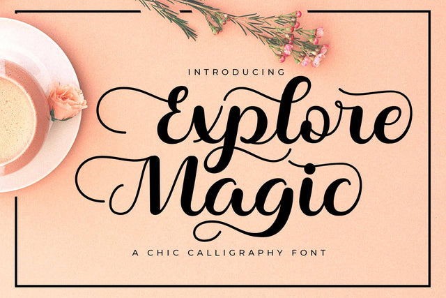 Explore Magic Font love script 