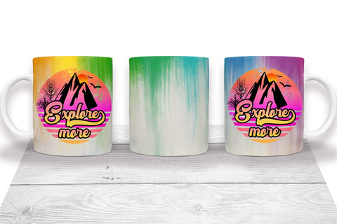 Explore More I Camping Mug Sublimation I Outdoor Mug Wrap Sublimation Happy Printables Club 