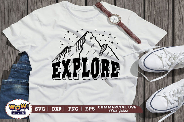 Explore svg,Camping svg, RV svg, Png, Dxf SVG Wowsvgstudio 
