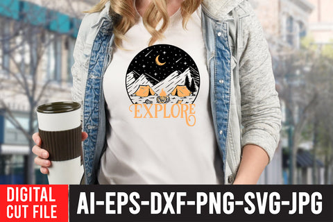 Explore T-Shirt Design , Explore SVG Cut File SVG BlackCatsMedia 
